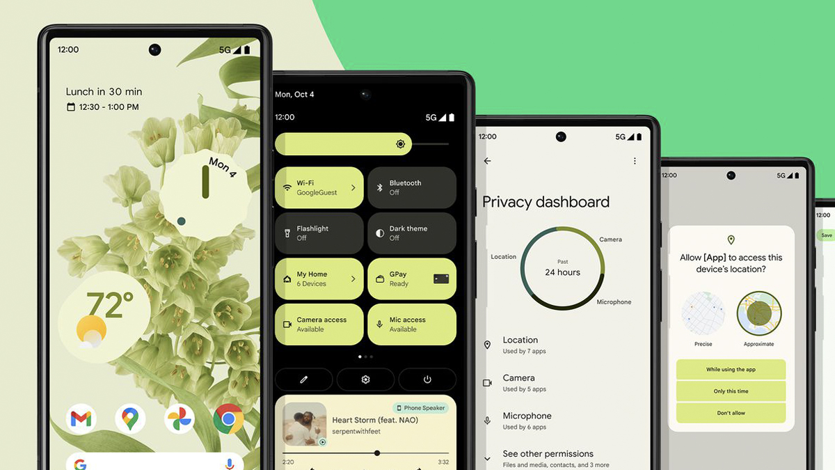 12 novos recursos para amar no Android 12