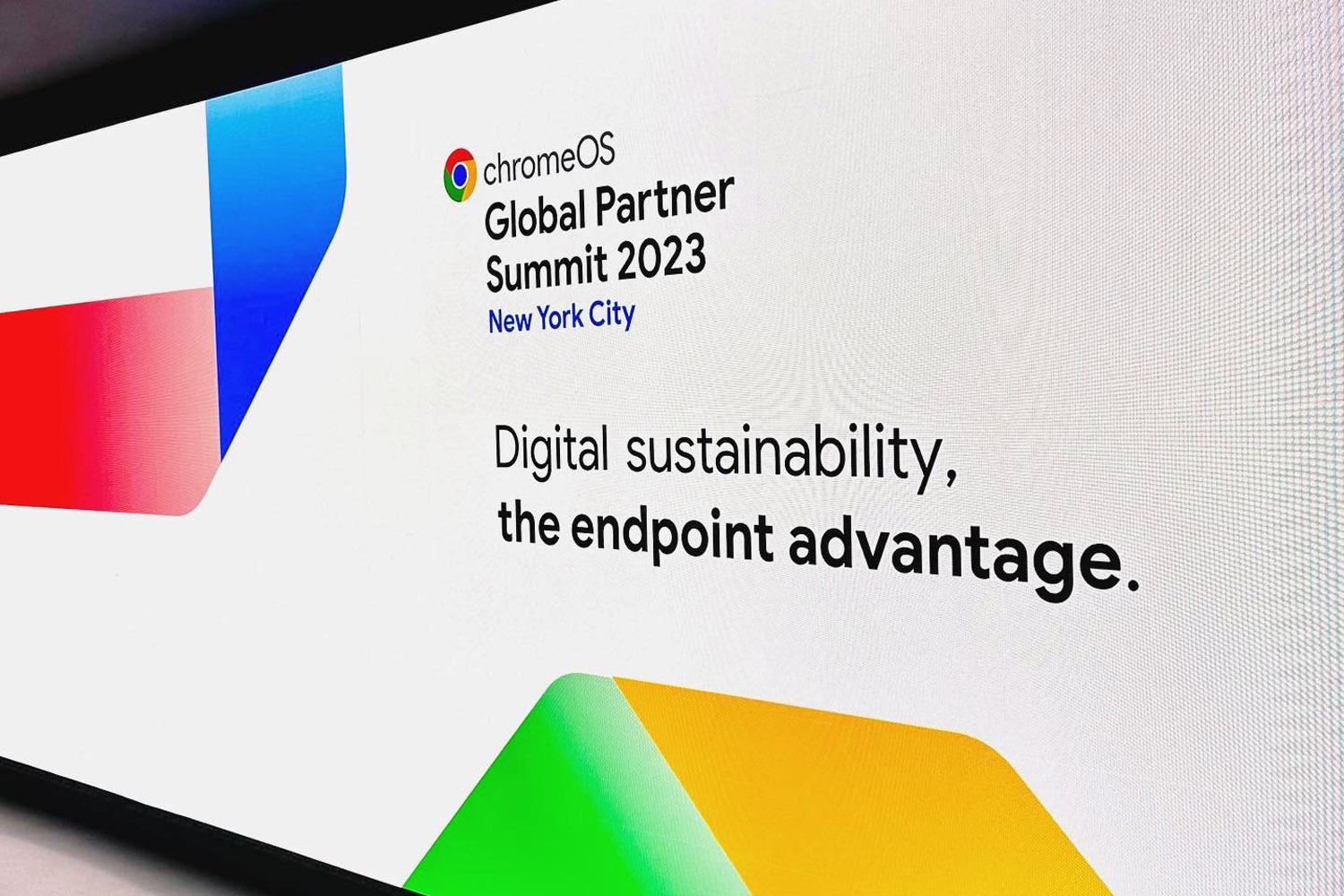 Urmobo na Conferência global de parceiros do ChromeOS 2023, em Nova York